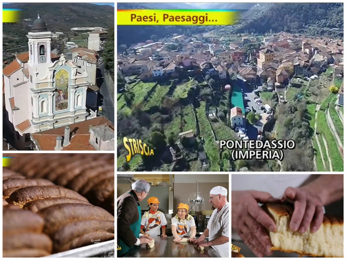 Pontedassio e il suo biscotto protagonisti a 'Striscia la Notizia' con la storia di Giovanni Ardissone (Foto e video)