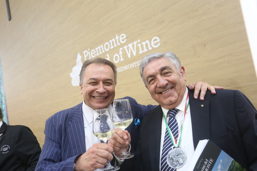 Giovanni Negro insieme con l'assessore Paolo Bongioanni