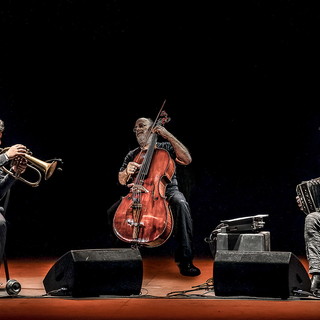 Paolo Fresu &amp; Daniele Di Bonaventura with Jaques Morelenbaum al 56° Festival Internazionale di Musica da Camera di Cervo