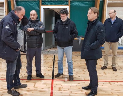 Edilizia scolastica, 147mila euro per ricostruire la palestra di San Lorenzo al Mare dopo i danni del maltempo lo scorso ottobre