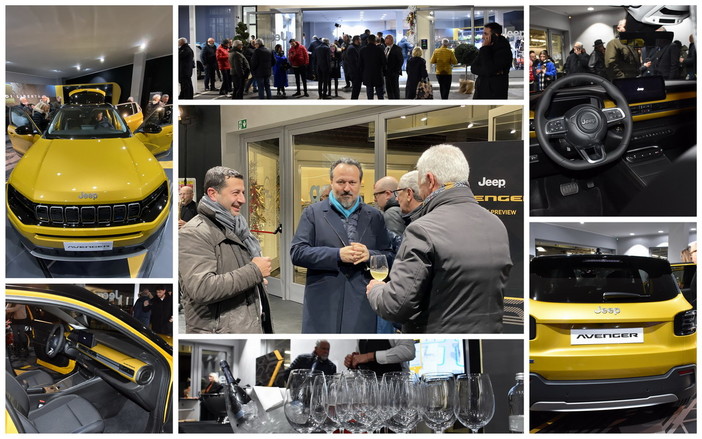 Sanremo: ecco la nuova Jeep Avenger, il Suv di città anche elettrico presentato da 'Grandi Auto' (Foto e Video) Sanremo: ecco la nuova Jeep Avenger, il Suv di città anche elettrico presentato da 'Grandi Auto' (Foto e Video)