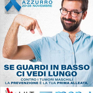 Il Nastro Lilt della prevenzione si tinge di azzurro: dal 20 al 28 una settimana contro i tumori maschili