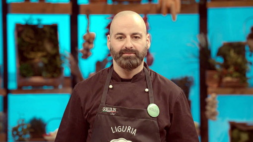 Il cuoco sanremese Roberto Ferro questa sera nella trasmissione 'Cuochi d'Italia' su Tv8