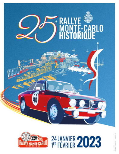 Partenza tappa Monaco-Valence del 25° Rally Monte-Carlo Storico