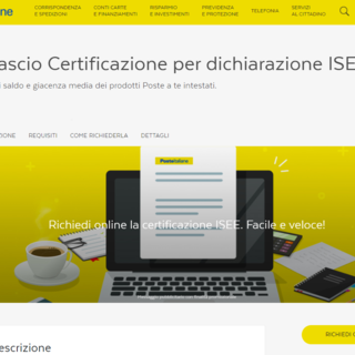 Poste italiane: in provincia di Imperia già disponibili on-line i dati 2021 per la richiesta dell’ISEE