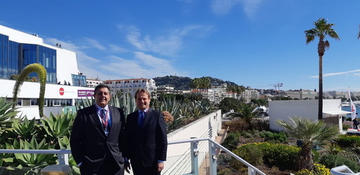 Cannes: oggi il Presidente della Regione Giovanni Toti era al Mipim nella città della Croisette (Foto)