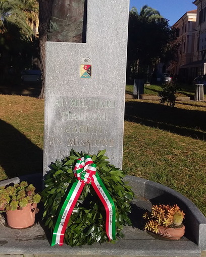 Diano Marina: 14° anniversario della morte di Giorgio Langella, il ricordo con la deposizione di una corona