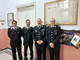 Imperia: tre carabinieri vanno in pensione, alla 'Somaschini' il saluto del Colonnello Morganti