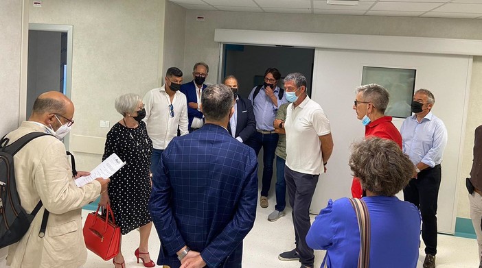 Il sopralluogo all'ospedale 'Borea'