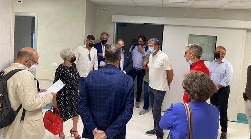 Il sopralluogo all'ospedale 'Borea'