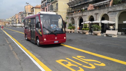 Imperia: primi giorni di servizio navetta Shuttle, Oneglio "Riscontri molto positivi soprattutto sulla tratta di Oneglia"