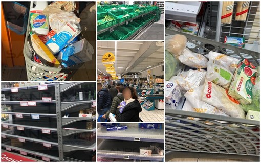 Allerta #Coronavirus: anche questa mattina alcuni supermercati presi d'assalto, rassicurazioni sugli approvvigionamenti (Foto e Video)