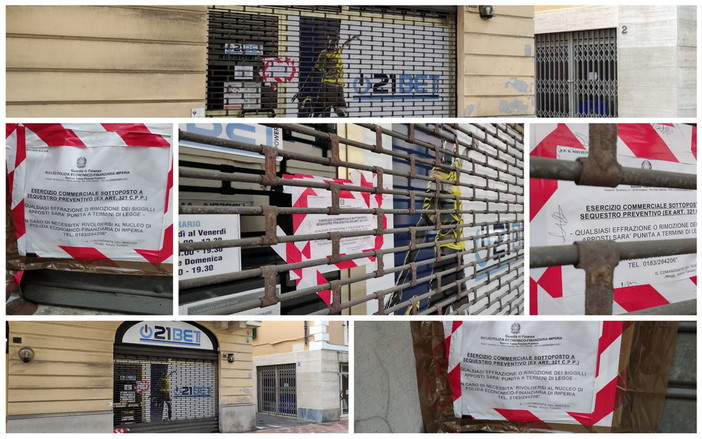 Bordighera, sequestrata l'agenzia "21 Bet Power": per la Procura esercitava abusivamente l'attività di sala scommesse