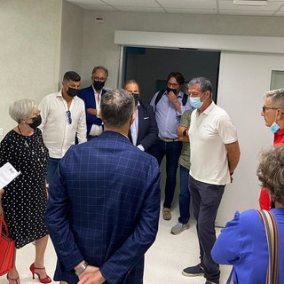 Il sopralluogo all'ospedale 'Borea'