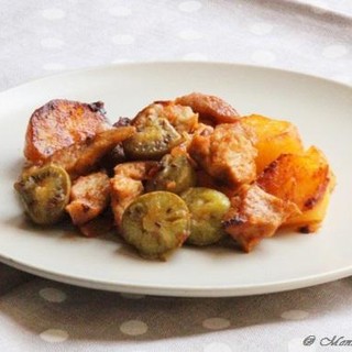 Mercoledì Veg: straccetti di muscolo di grano con nergi e patate