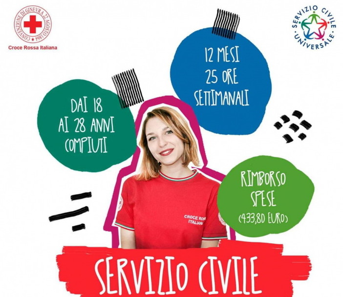 Servizio Civile: sono 28 i posti per i volontari del Servizio Civile nella Croce Rossa in provincia