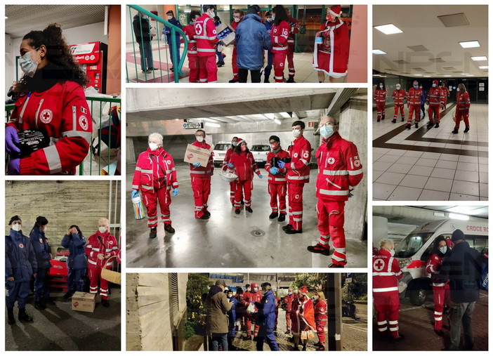 Sanremo: anche quest'anno abbiamo trascorso la vigilia di Natale con gli 'angeli' della Croce Rossa, in aiuto degli 'invisibili' (Foto e Video)