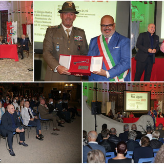 Riva Ligure assegna la cittadinanza onoraria al Milite Ignoto, premia il fairplay di Mattia Agnese e la resilienza delle tenniste Pessina e Oliveri (Foto e videoservizio)
