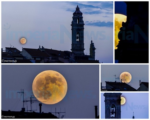 La luna piena si presenta oggi sotto il segno zodiacale del Capricorno: ecco lo spettacolo di ieri a Cervo