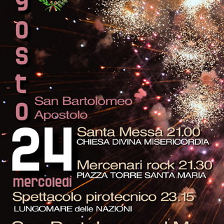 San Bartolomeo al Mare, iniziati i festeggiamenti per il santo patrono