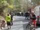 Sanremo: soccorsi difficili per un ciclista caduto a San Romolo, portato in elicottero al 'Santa Corona' (Foto)