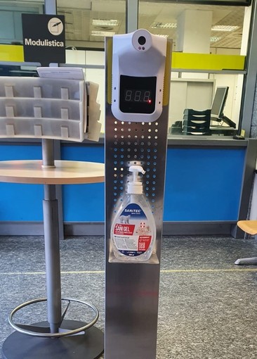 Cento tamponi sui dipendenti delle Poste e 86 termoscanner negli uffici della provincia di Imperia