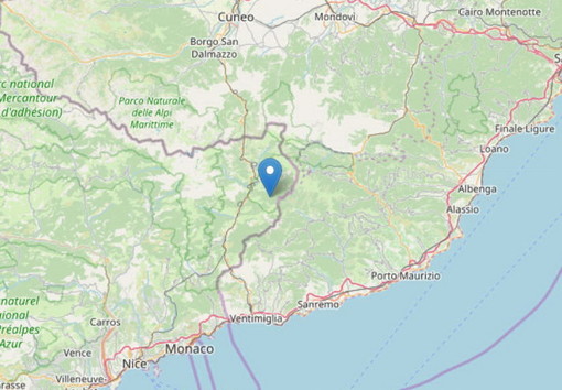 Lieve scossa di terremoto questa mattina al confine tra i Italia e Francia nella zona di Triora