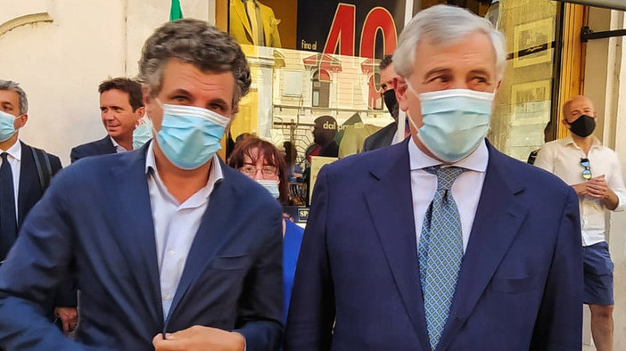 Elezioni regionali, due giorni in Liguria il vicepresidente di Forza Italia Antonio Tajani Elezioni regionali, due giorni in Liguria il vicepresidente di Forza Italia Antonio Tajani