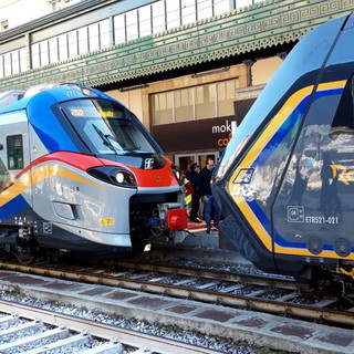 Trasporti: da oggi in circolazione anche nel Ponente ligure i due nuovi treni 'Rock' e 'Pop'