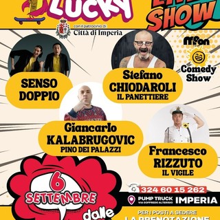 Comicità e grigliata di fine estate alla Paninoteca Lucky: arriva il Comedy Show con i grandi volti della TV