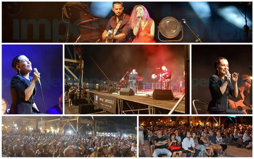 Ieri sera l’Unplugged Festival ad Imperia: grande partecipazione di pubblico per il concerto di Alexia (Foto e Video)
