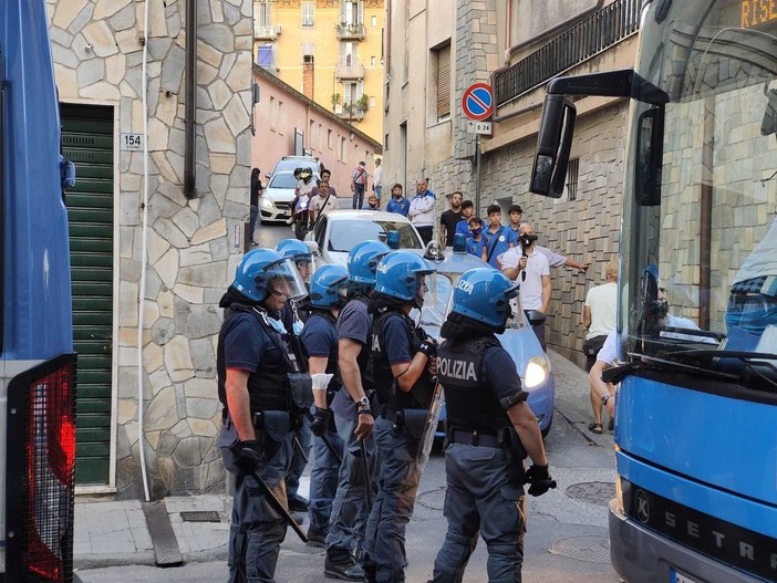 Daspo per due ultras matuziani dopo il derby Imperia-Sanremese di Coppa Italia Daspo per due ultras matuziani dopo il derby Imperia-Sanremese di Coppa Italia