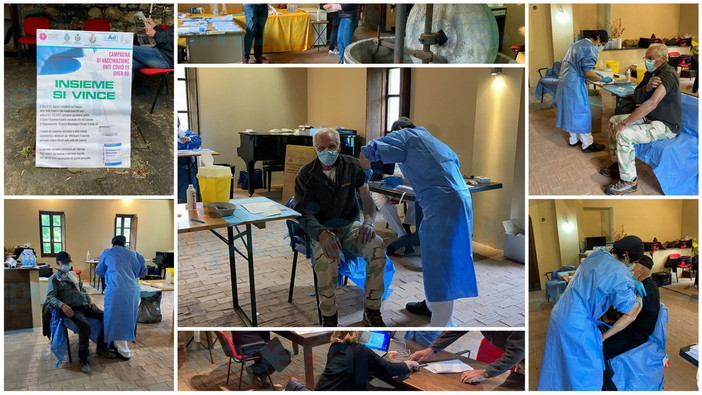 Covid-19, vaccinazione agli over 70 in valle Impero: 212 le dosi somministrate, c'è anche l'On. Vittorio Adolfo (Foto e Video) Covid-19, vaccinazione agli over 70 in valle Impero: 212 le dosi somministrate, c'è anche l'On. Vittorio Adolfo (Foto e Video)