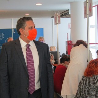 Coronavirus: Toti a Savona parla anche di Imperia "Giusto sommare oggi delle restrizioni che non tirarla lunga quando l'Italia riaprirà" (Foto e Video)