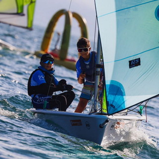 Chiusura col botto del Sanbàrt: Pietro Ferrario e Giacomo Mileto primi Under 14 alla regata nazionale di Riva del Garda Chiusura col botto del Sanbàrt: Pietro Ferrario e Giacomo Mileto primi Under 14 alla regata nazionale di Riva del Garda
