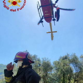Pietrabruna: uomo si ferisce mentre lavora con la motosega, mobilitazione di soccorsi Pietrabruna: uomo si ferisce mentre lavora con la motosega, mobilitazione di soccorsi