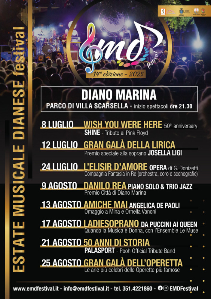 Diano Marina, il gran galà dell’operetta per chiudere in bellezza e allegria il 14° Emd festival Diano Marina, il gran galà dell’operetta per chiudere in bellezza e allegria il 14° Emd festival