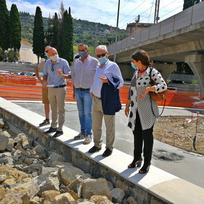 Imperia: mattinata dedicata ai sopralluoghi in alcuni dei cantieri aperti in città per il Sindaco Scajola