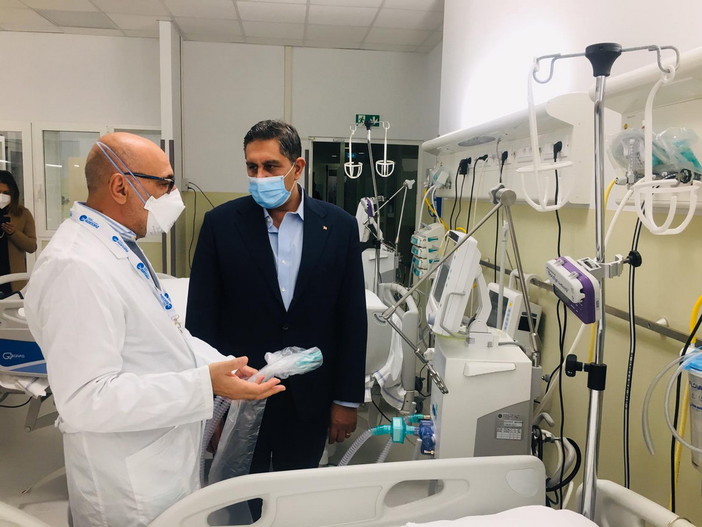 Presentata con il presidente della Regione la nuova sala di rianimazione dell’ospedale Borea di Sanremo Presentata con il presidente della Regione la nuova sala di rianimazione dell’ospedale Borea di Sanremo