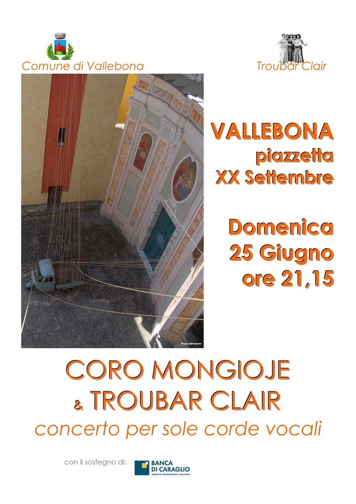 Coro Mongioje di Imperia e Troubar Clair si esibiscono insieme a Vallebona (Foto) Coro Mongioje di Imperia e Troubar Clair si esibiscono insieme a Vallebona (Foto)