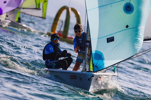 Chiusura col botto del Sanbàrt: Pietro Ferrario e Giacomo Mileto primi Under 14 alla regata nazionale di Riva del Garda
