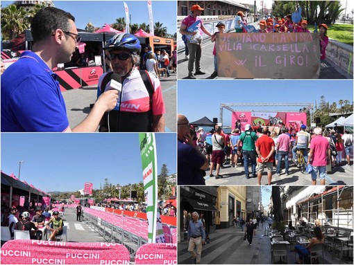 Le immagini dal 'villaggio' sul lungomare di Sanremo Le immagini dal 'villaggio' sul lungomare di Sanremo
