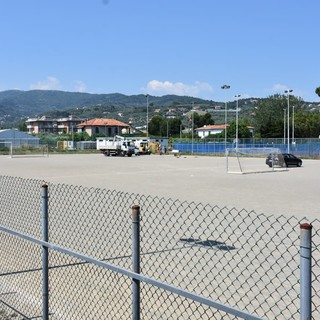 Diano Marina: ristrutturazione del campo sportivo 'Marengo', Chiappori &quot;Finalmente una struttura importante per i nostri ragazzi&quot; (Foto)