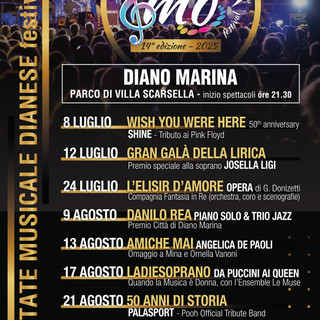 Diano Marina, il gran galà dell’operetta per chiudere in bellezza e allegria il 14° Emd festival