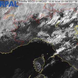 Maltempo: Arpal conferma la chiusura alle 15 dell’allerta gialla per temporali sul centro e sul levante della Liguria