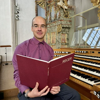 Concerto dell'organista tedesco Winfried Lichtsheidel nella Concattedrale di San Maurizio a Imperia
