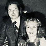 Francesco Zenoardo, patron di radio Stereo Imperia, e Flavia Longo