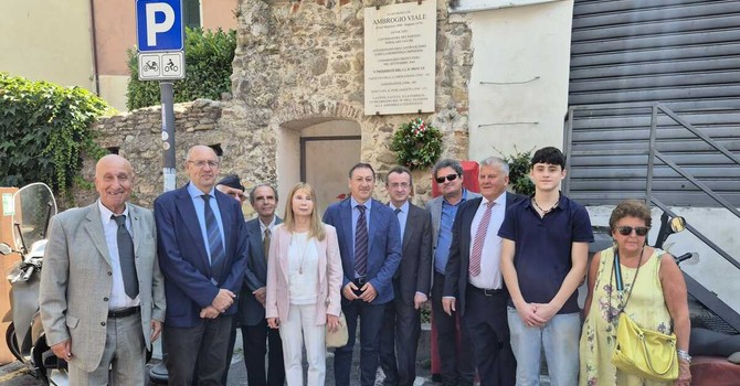 Imperia ricorda Ambrogio Viale a 80 anni dall'insediamento dell'Assemblea Costituente