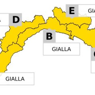 Allerta gialla per temporali sulla provincia di Imperia fino a mezzanotte Allerta gialla per temporali sulla provincia di Imperia fino a mezzanotte
