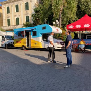 Pieve di Teco: nel fine settimana in piazza dell'Auditorium, mezzo mobile della Fidas per la donazione di sangue Pieve di Teco: nel fine settimana in piazza dell'Auditorium, mezzo mobile della Fidas per la donazione di sangue